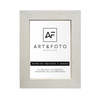 Marco Art Ancho Blanco  - 100% Artesanal con Cristal