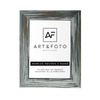 Marco Art Ancho Gris Vetado - 100% Artesanal con Cristal