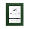 Marco Art Ancho Verde - 100% Artesanal con Cristal