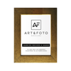 Marco Art Ancho Bronce - 100% Artesanal con Cristal