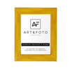 Marco Art Ancho Amarillo - 100% Artesanal con Cristal